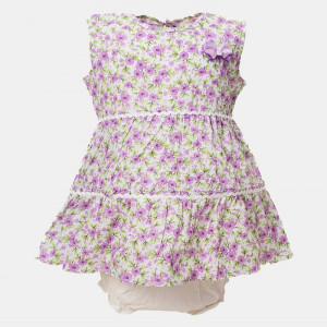 Printed Cotton A-line Frock