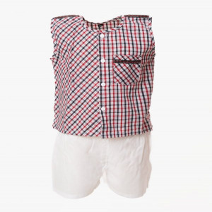 Check Cotton Nima Pant Set