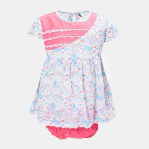 Printed Cotton A-line Frock