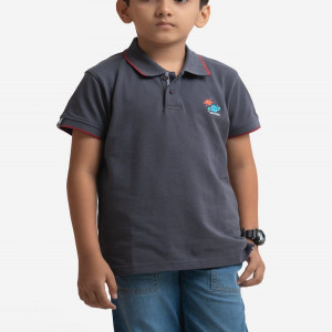 Ash Pique Short Sleeve Polo