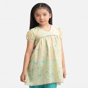Beige Cotton Tent Tunic