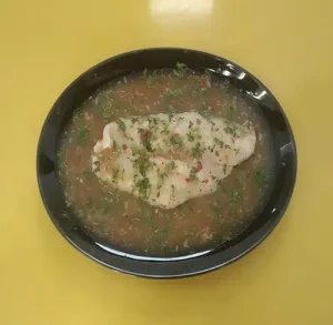 Steamed Basil Hot & Sour Fish FIllet