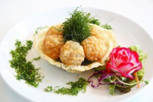 Prawn ball plate