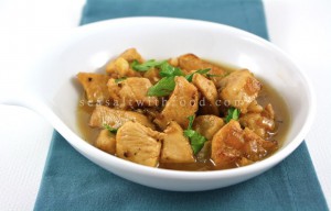 Chicken gerlic sauce