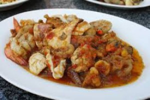 Thai mixed seafood