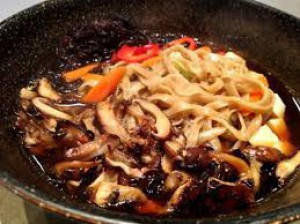 Fish with ginger mushroom & chili