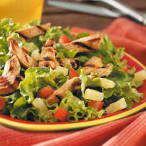 Grilled chicken salad