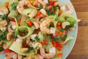 Prawn cashew nut chicken