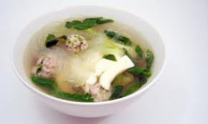 Thai clear soup