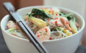 Thai noodles soup