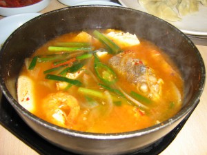 Thai seafood soup