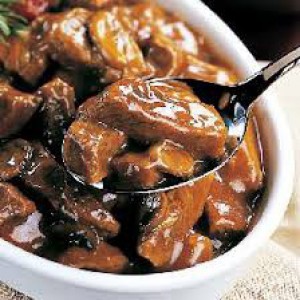 Beef with mushroom