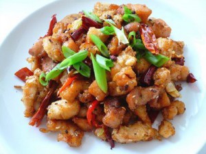 Szechuan fried chicken