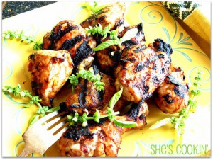 Spicy grilled chicken