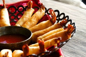 Prawn on chilli paste