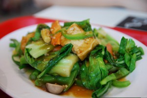 Mixed vegetables with oyster sauce