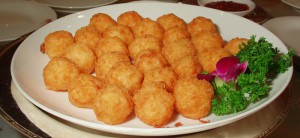 Fried prawn ball