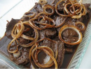 Beef with onion