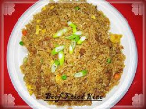 Beef fried rice