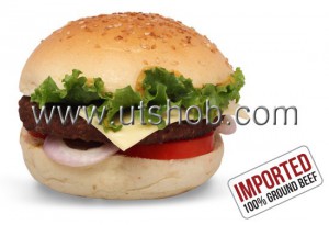 Super Beef Burger with cheese