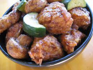 Chicken With Mushroom And Oyster Sauce