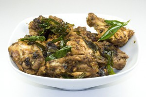 Chicken with Green Chilli ( Dry)