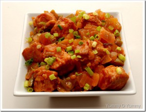 Bonless Fish With Black Sauce