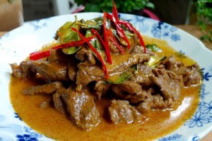 Beef with Red Curry