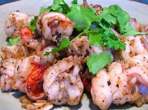 Prawn with Garlic & Pepper