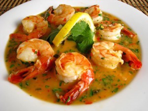 Prawn with Lemon Sauce