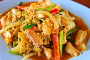 Crab with Hot Curry Sauce