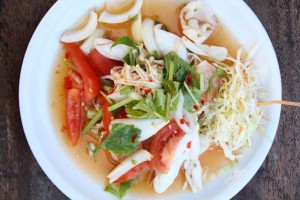 Squid mixed Vegetable