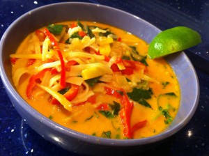 Thai Shrimps Red Curry