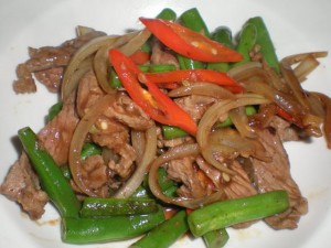 Beef With Green Chilli