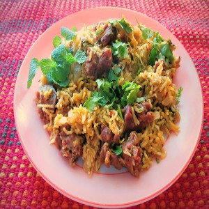 Mutton Tehari