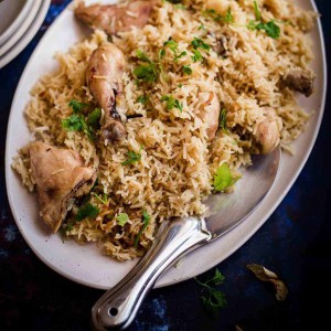 plain-polao-platter-with-chicken-roast-for-three-persons