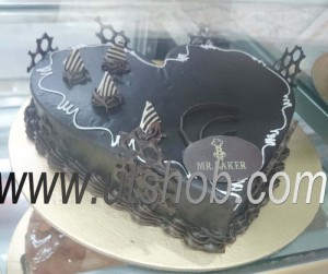 Mr. Baker Love Shape Chocolate Cake(1LBS)