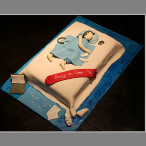 Sleeping Guy Cake