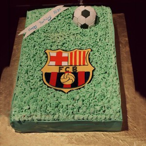 FC Barcelona Logo Cake