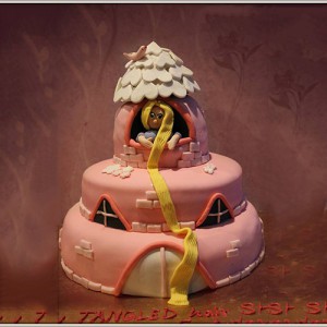 Rapunzel Tower Cake