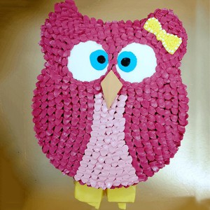 Cute Baby Owl Cake