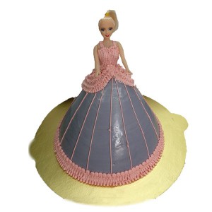 Barbie Doll Cake