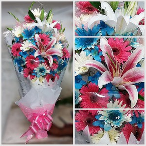 Mixed Gerbera Flower Bouquet