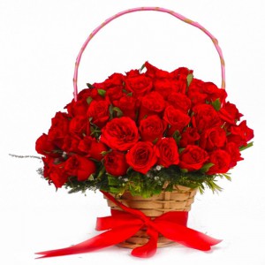 Classy 50 Red Roses Bunch