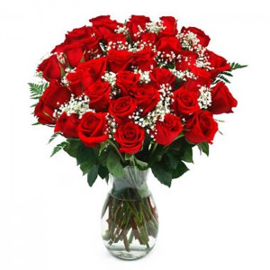 Classy 24Red Roses Bunch