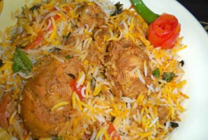 Chicken biryani
