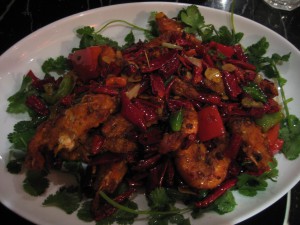 Fried Prrawn With Dry Red Chili