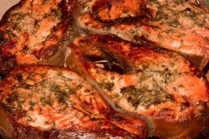 Sliced Grilled Fish