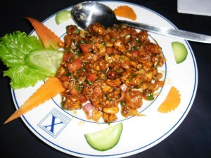 Chicken Prawn Cashewnut Salad