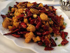 Dry Red Chili Chicken